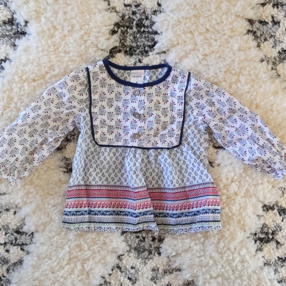 Infant girls boho top
